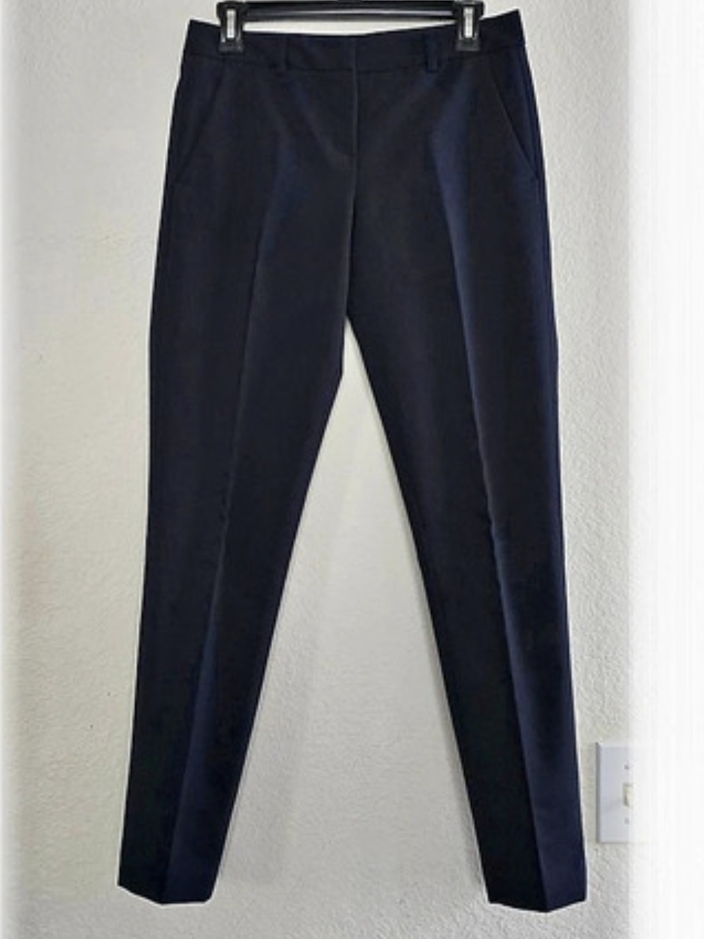Tahari Women's Trousers Navy Blue US 2 Like New
